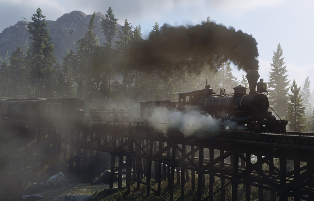 Red Dead 2 train