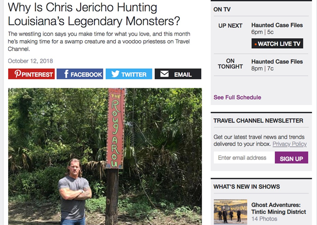 Travel Channel Jericho