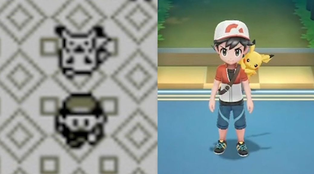 Video: Pokemon: Let's Go, Pikachu / Eevee vs. Pokemon Yellow - Celadon City  graphics comparison