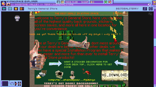 Hypnospace Outlaw Terrys