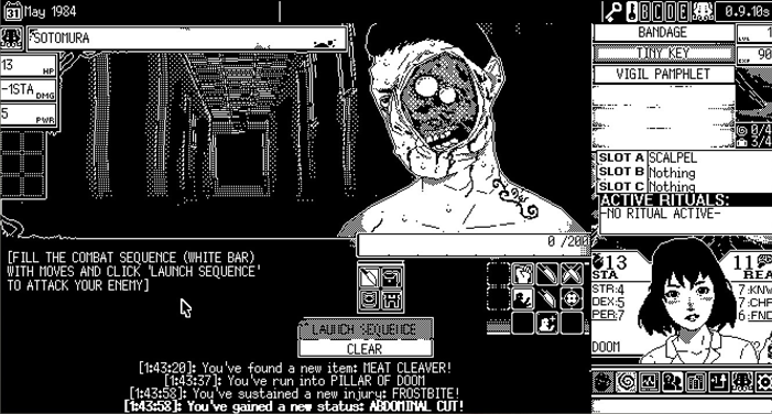 Junji Ito-inspired horror game World of Horror has mysteries and horrors