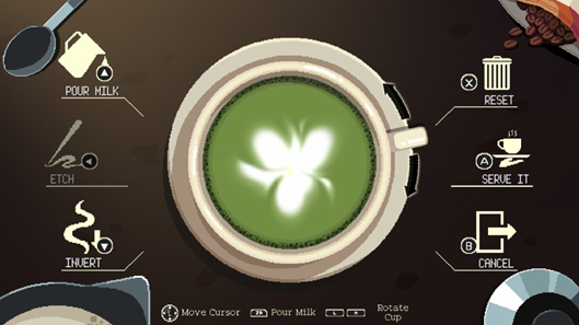 Coffee Talk latte art