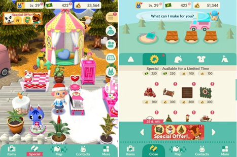 animal crossing pocket camp maintenance time