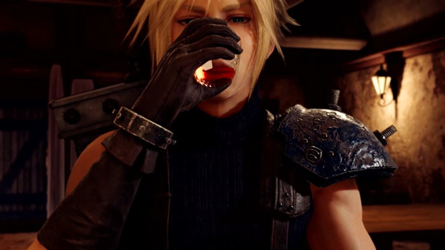Final Fantasy Remake VII drink