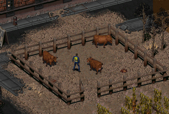 Fallout 2 cows
