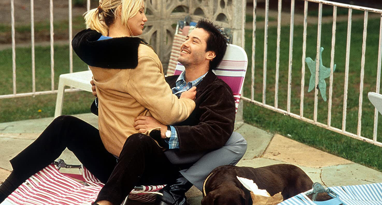 Keanu Reeves with Cameron Diaz