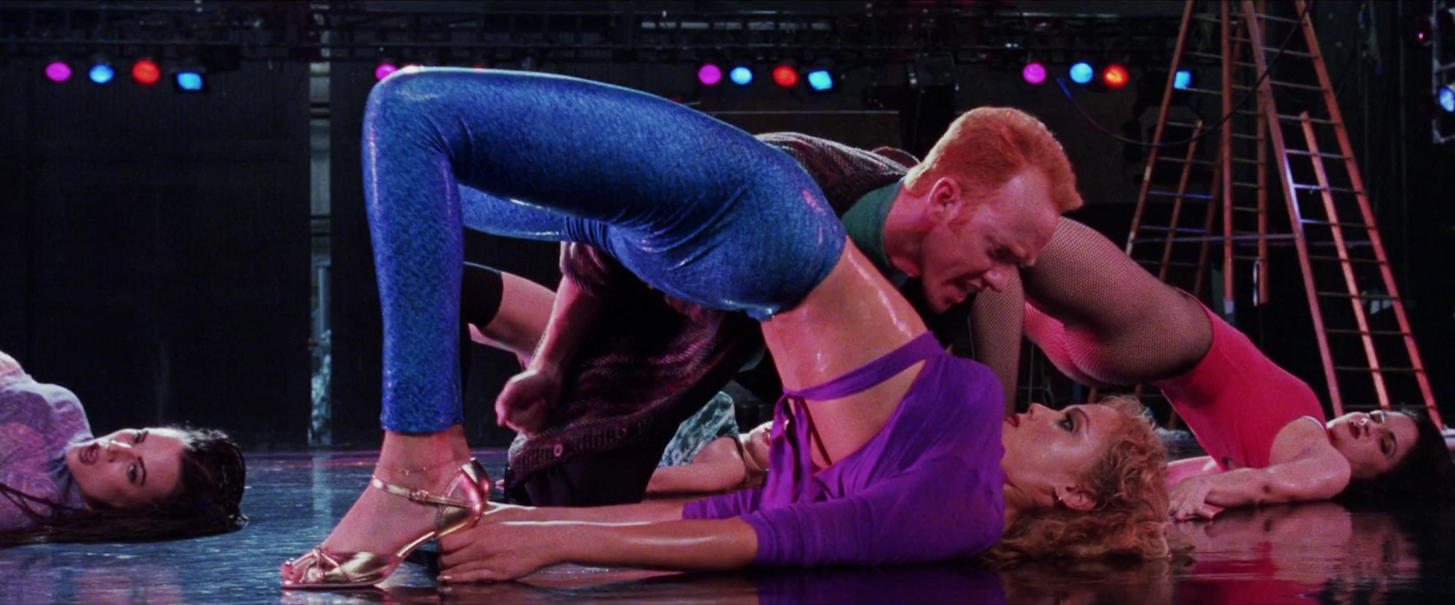 Showgirls lap dance scene