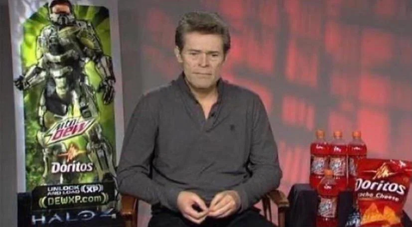 Willem Dafoe Sad