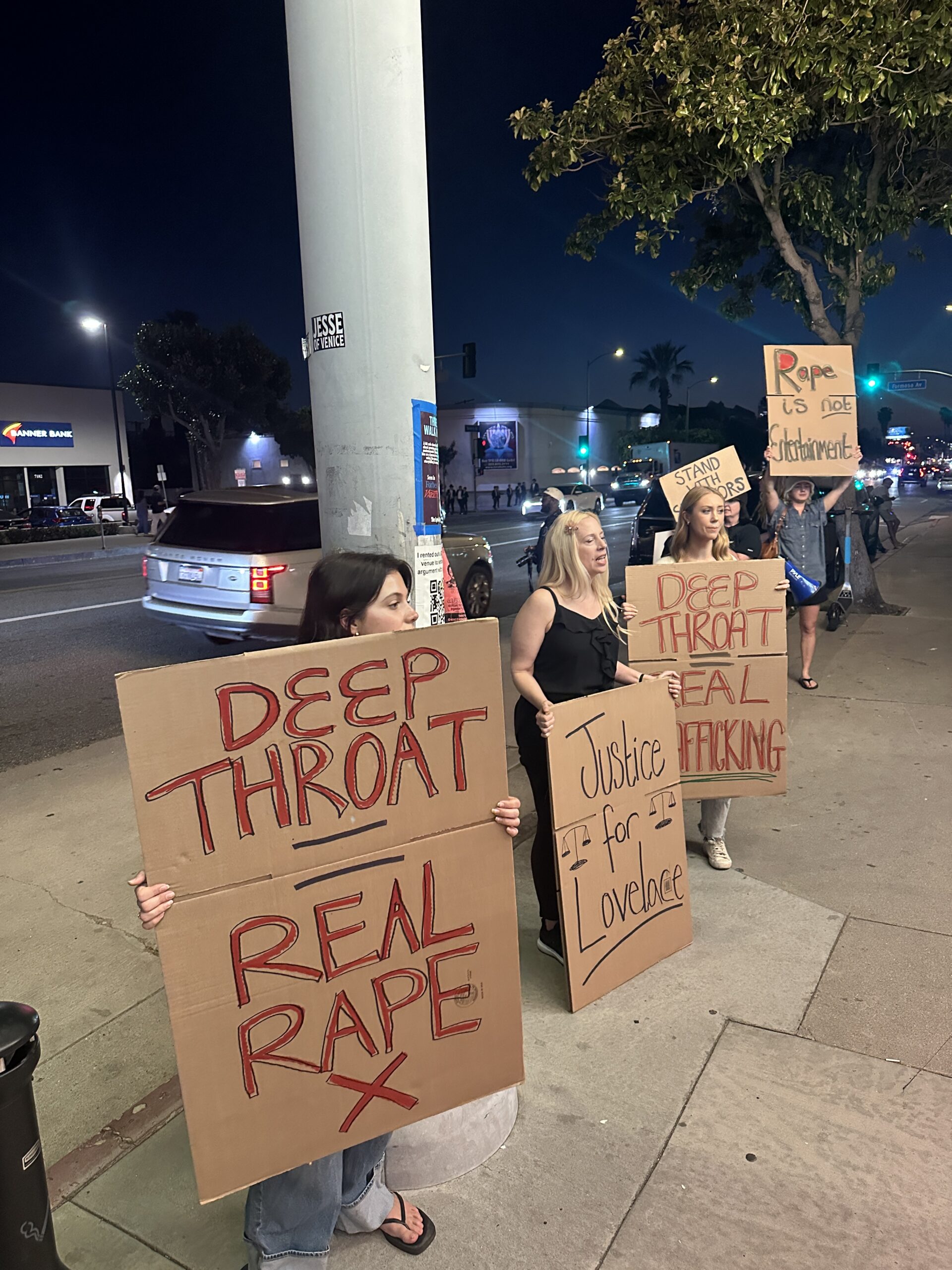 Deep Throat Protesters